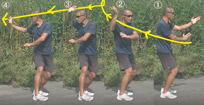 翻身旋による拍